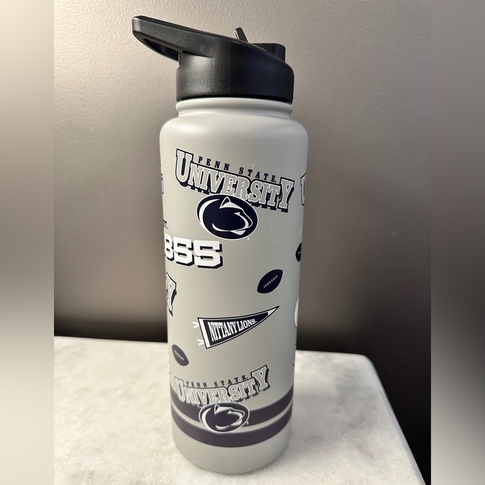 Penn State University Unique 34oz Stainless Steel Native Quencher Tumbler - Picture 5 of 11
